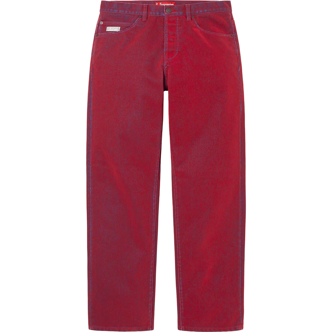 Flocked Regular Jean view 3